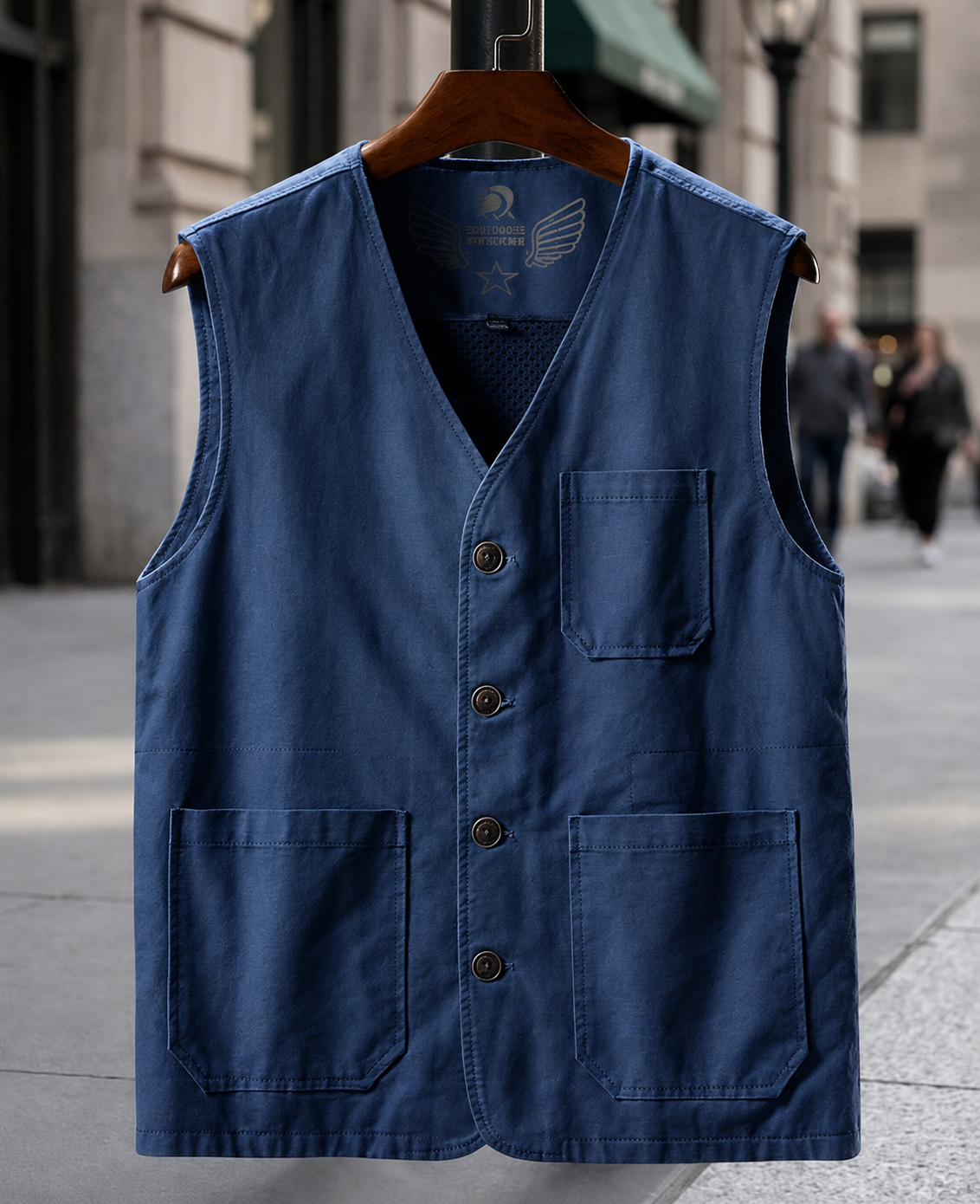 Nimes Multi-Pocket Utility Vest