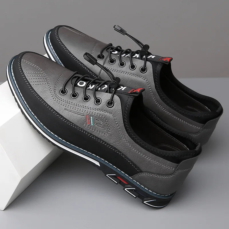 Oxford Comfort Orthopedic Leather Shoes for Men