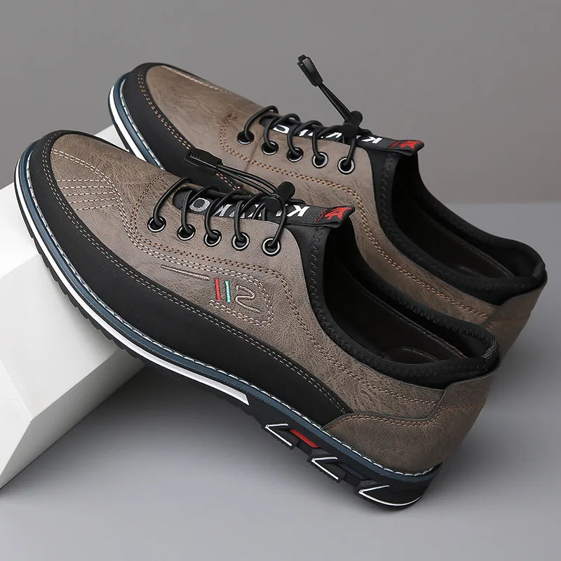 Oxford Comfort Orthopedic Leather Shoes for Men