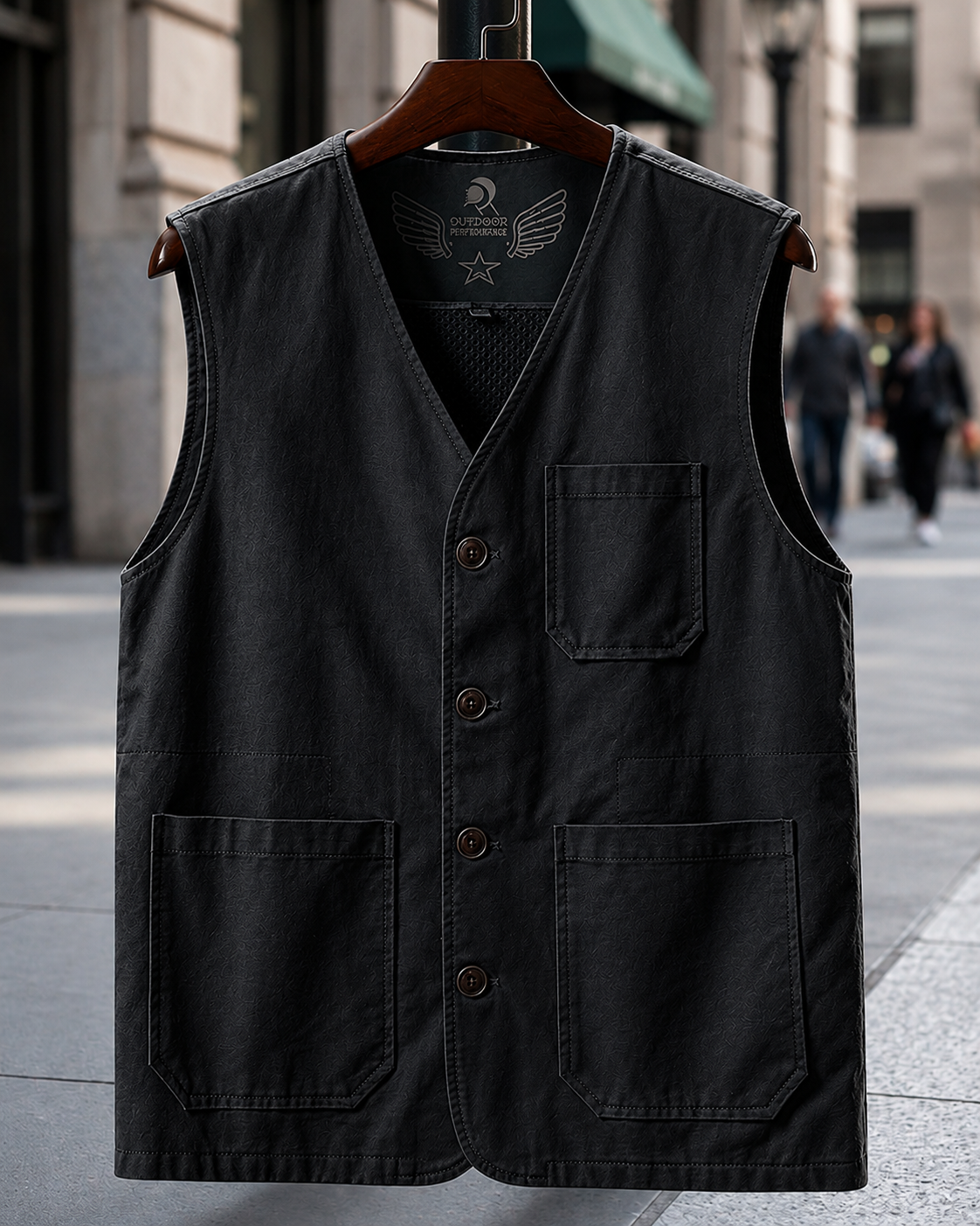 Nimes Multi-Pocket Utility Vest