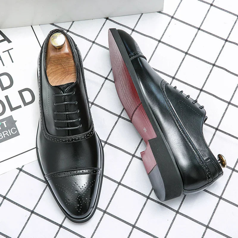 Windsor Brogue Dress Shoes - Charles Francis
