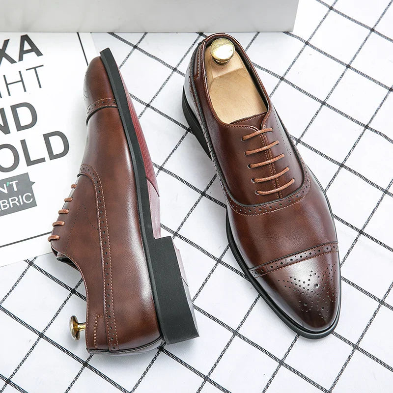 Windsor Brogue Dress Shoes - Charles Francis