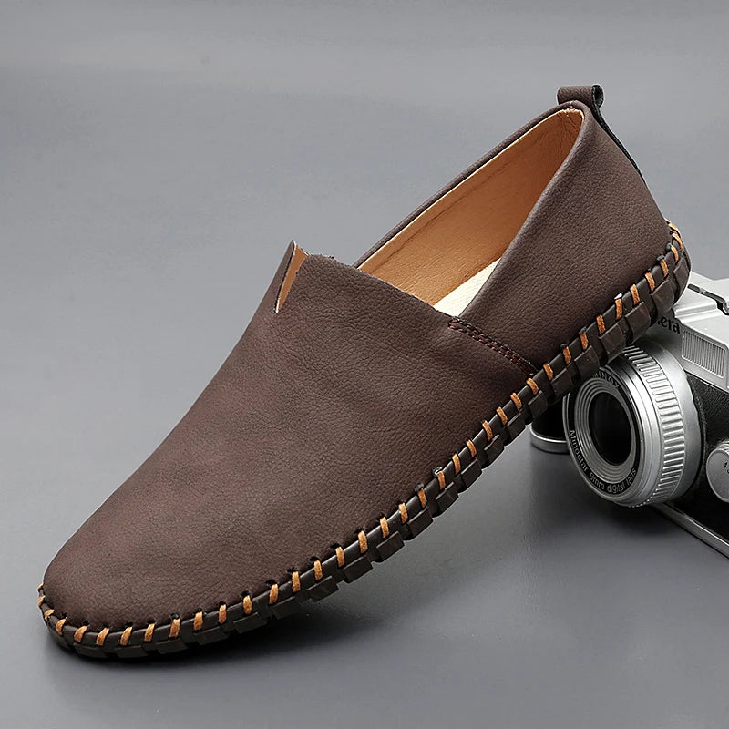 Santorini Leather Loafers - Charles Francis