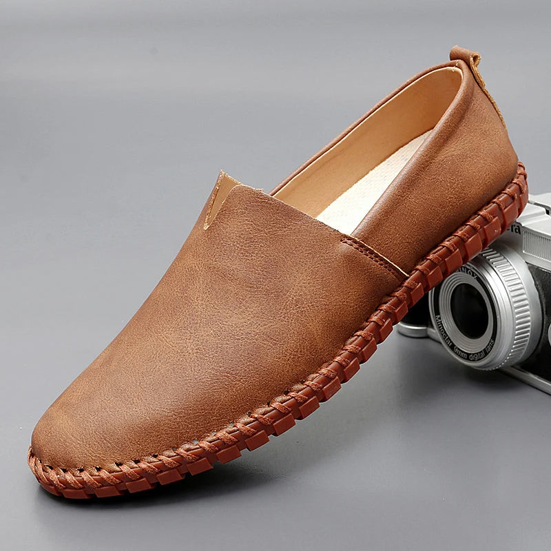 Santorini Leather Loafers - Charles Francis