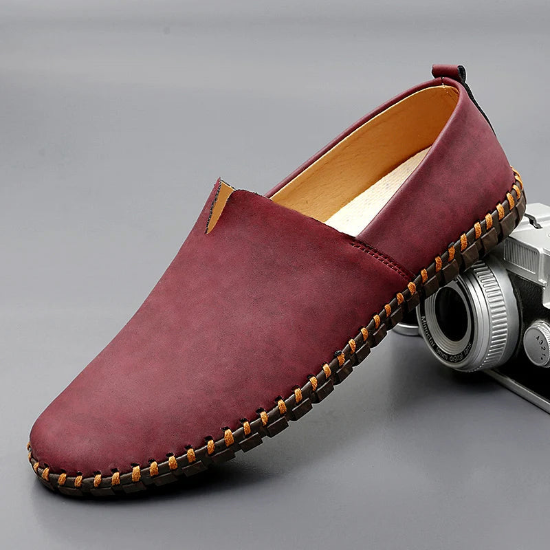 Santorini Leather Loafers - Charles Francis