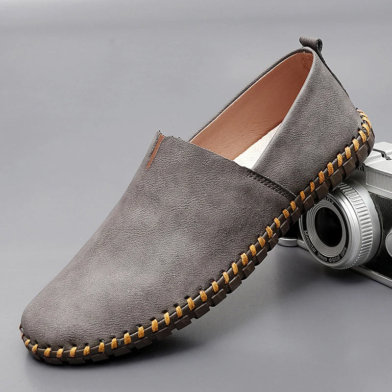 Santorini Leather Loafers - Charles Francis