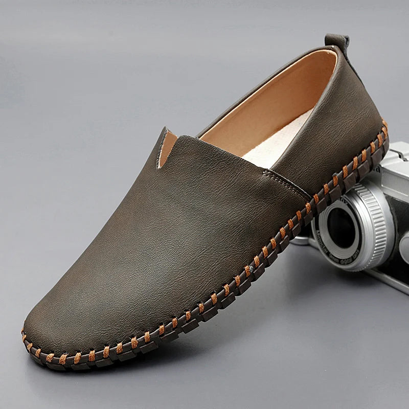 Santorini Leather Loafers - Charles Francis