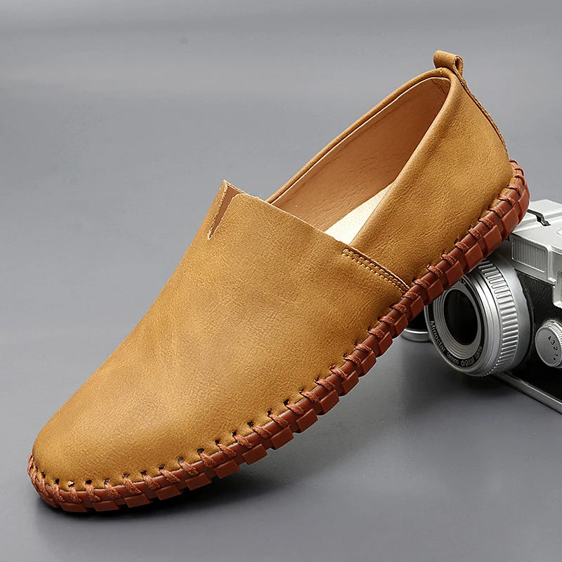Santorini Leather Loafers - Charles Francis